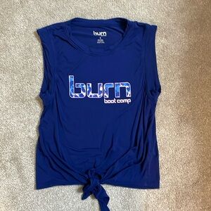 Burn bootcamp workout tank top
